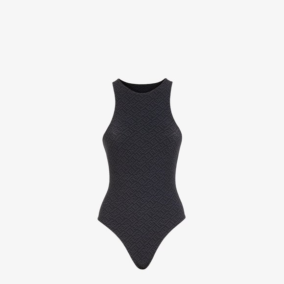 Fendi Tops - Fendi X Skims Sleeveless HIGH NECK BODYSUIT | BLACK × 1